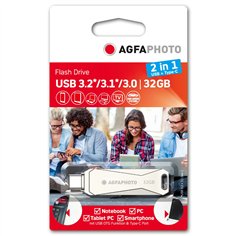AgfaPhoto USB 3.0 2in1      32GB USB-TypeC