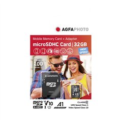 AgfaPhoto MicroSDHC UHS-I   32GB High Speed Class 10 U1 + adatt. 2
