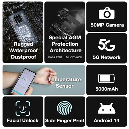 AGM X6 Phantom robusto