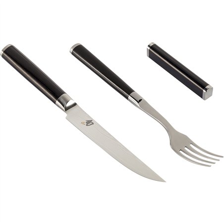 KAI Shun set posate 3 pz. forchetta, coltello, poggia pos.