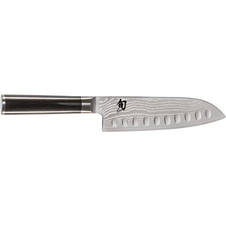 KAI Shun Santoku Knife with Hollow Edge 18 cm