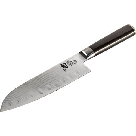KAI Shun Santoku Knife with Hollow Edge 18 cm