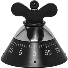 Alessi timer da cucina nero A09 B