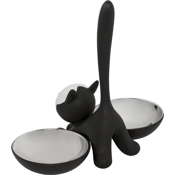 Alessi ciotola per gatti Tigrito nero AMMI09 B