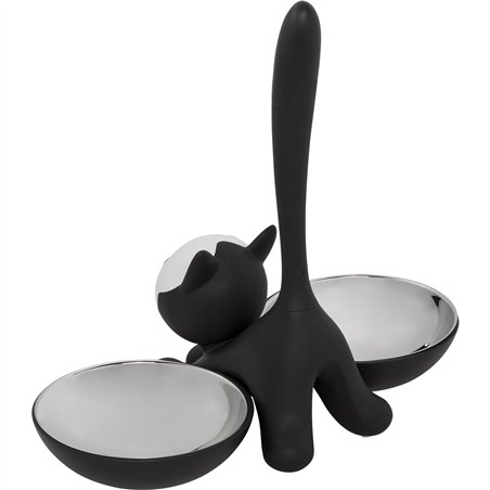 Alessi ciotola per gatti Tigrito nero AMMI09 B