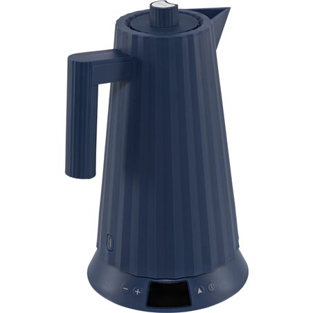 Alessi Plisse bollitore blu con regolamento temperatura