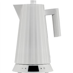 Alessi Plisse bollitore bianco con regolamento temperatura