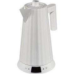 Alessi Plisse bollitore bianco con regolamento temperatura 2