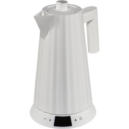Alessi Plisse bollitore bianco con regolamento temperatura