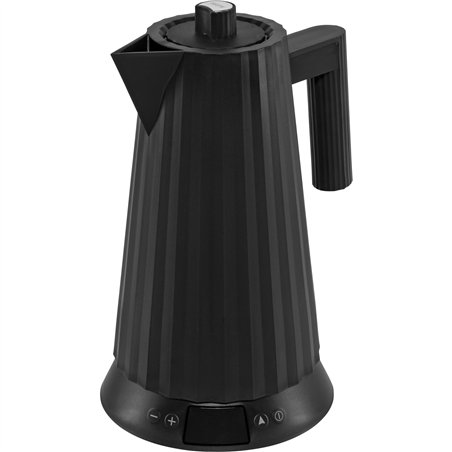 Alessi Plisse bollitore nero con regolamento temperatura