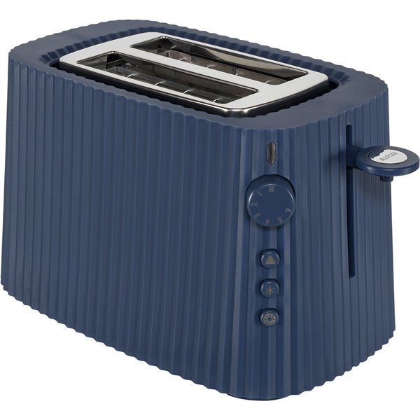Alessi Plisse tostapane blu