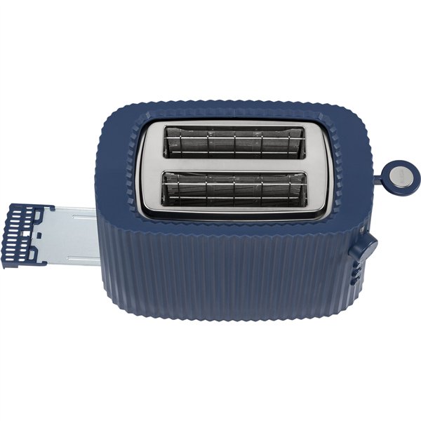 Alessi Plisse tostapane blu