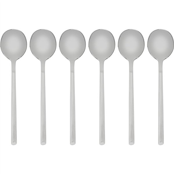 Alessi Clivo Besteckset 24-tlg. silber