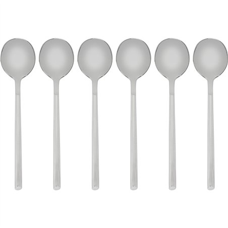 Alessi Clivo Besteckset 24-tlg. silber