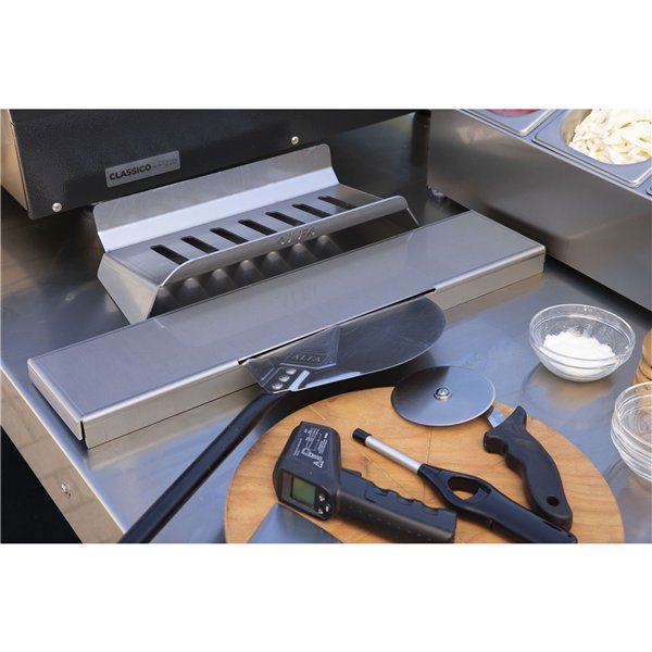 Alfa Forni Set ibrido 4 Pizze (Futuro) inox