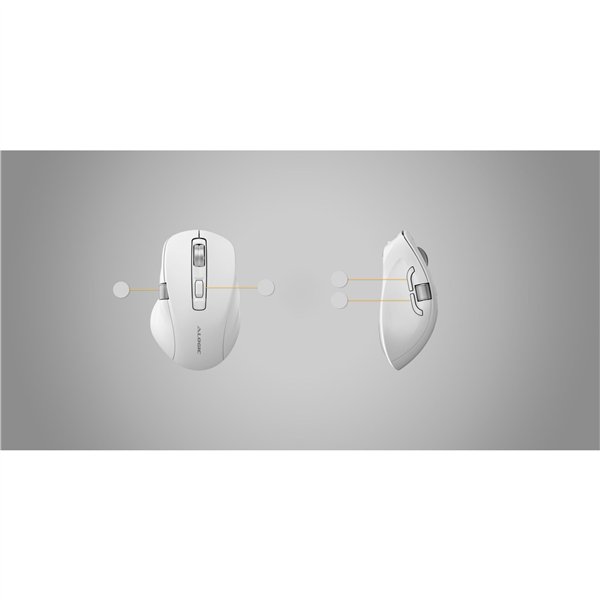 Alogic Apex Bluetooth Wireless Mouse bianco