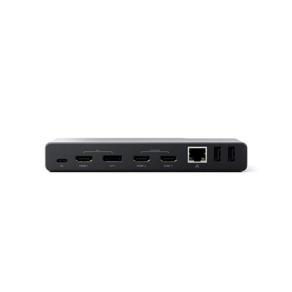 Alogic 14-in-1 USB-C PD DV4 Quad Display Docking Station Space Gr