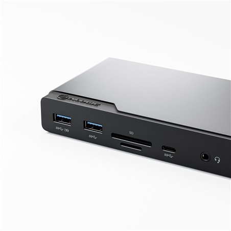 Alogic 14-in-1 USB-C PD DV4 Quad Display Docking Station Space Gr