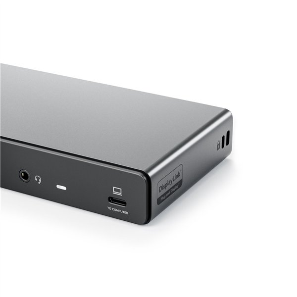 Alogic 14-in-1 USB-C PD DV4 Quad Display Docking Station Space Gr