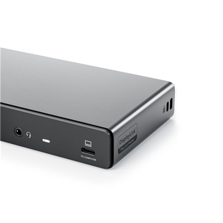 Alogic 14-in-1 USB-C PD DV4 Quad Display Docking Station Space Gr