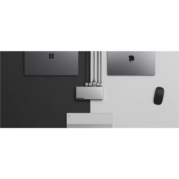 Alogic 14-in-1 USB-C PD DV4 Quad Display Docking Station Space Gr