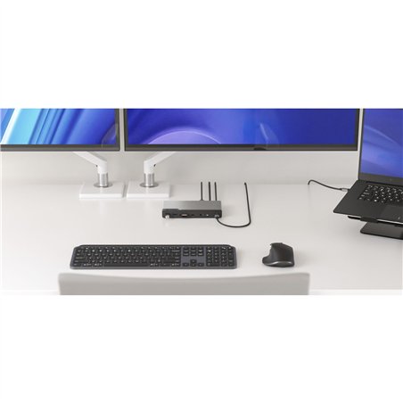 Alogic 14-in-1 USB-C PD DV4 Quad Display Docking Station Space Gr