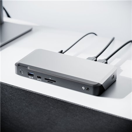 Alogic 100W USB-C DX3 Triple 4K Display Docking Station Space Gr