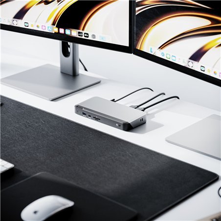 Alogic 100W USB-C DX3 Triple 4K Display Docking Station Space Gr