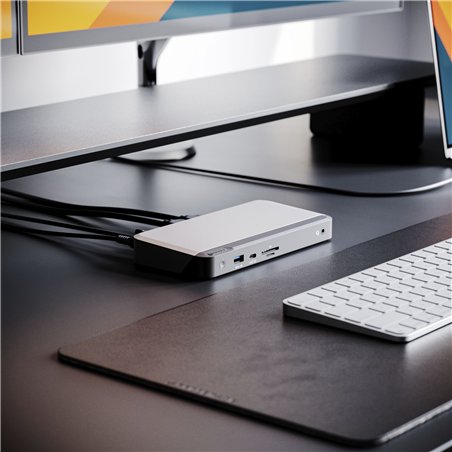 Alogic 100W USB-C DX3 Triple 4K Display Docking Station Space Gr
