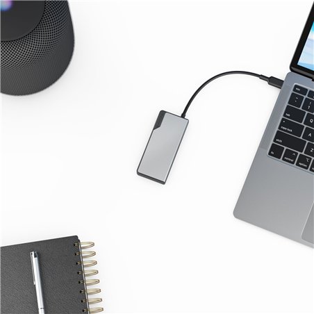 Alogic Fusion Core USB-C 5-Port Hub Space Gray
