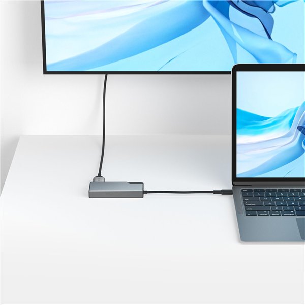 Alogic Fusion Core USB-C 5-Port Hub Space Gray