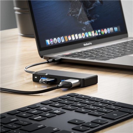 Alogic Fusion Core USB-C 5-Port Hub Space Gray