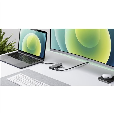 Alogic Fusion Core USB-C 5-Port Hub Space Gray