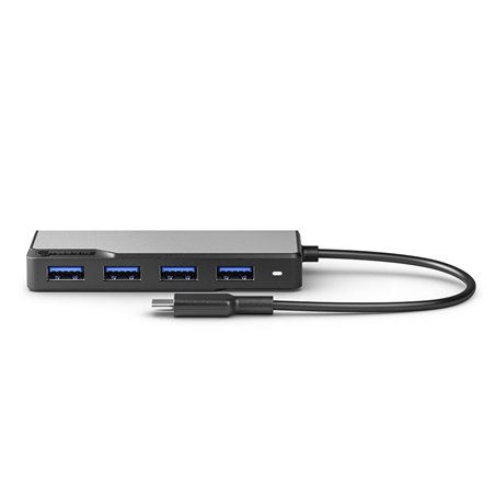 Alogic Fusion Swift USB-C 4-Port Hub Space Gray