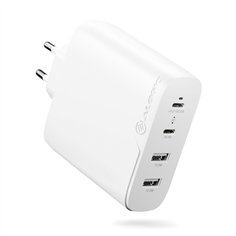 Alogic Rapid Power 100W 4-Port Fast GaN caric. + cavo 2m bianco