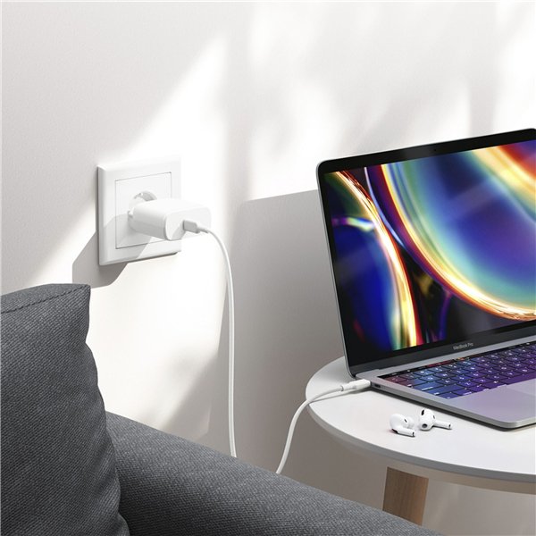Alogic Rapid Power 65W USB-C PD Fast GaN caricab. +USB-C cavo 2m