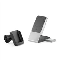 Alogic Matrix+ Wireless 3-in-1 Charging St.MagSafe + Vent Mount