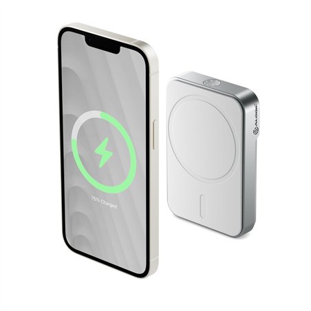 Alogic Matrix Universal Magnetic MagSafe Powerbank 5000mAh bianco