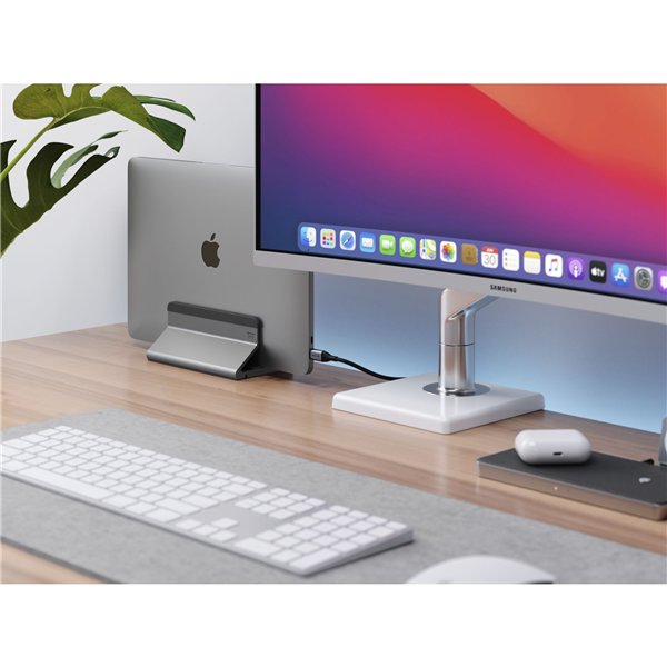 Alogic Bolt Vertical Laptop Stand Space Gray