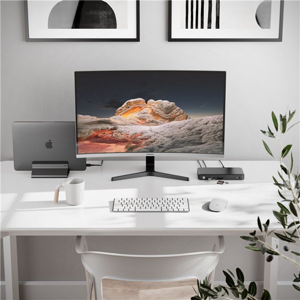 Alogic Bolt Vertical Laptop Stand Space Gray