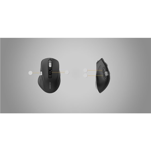 Alogic Apex Bluetooth Wireless Mouse nero