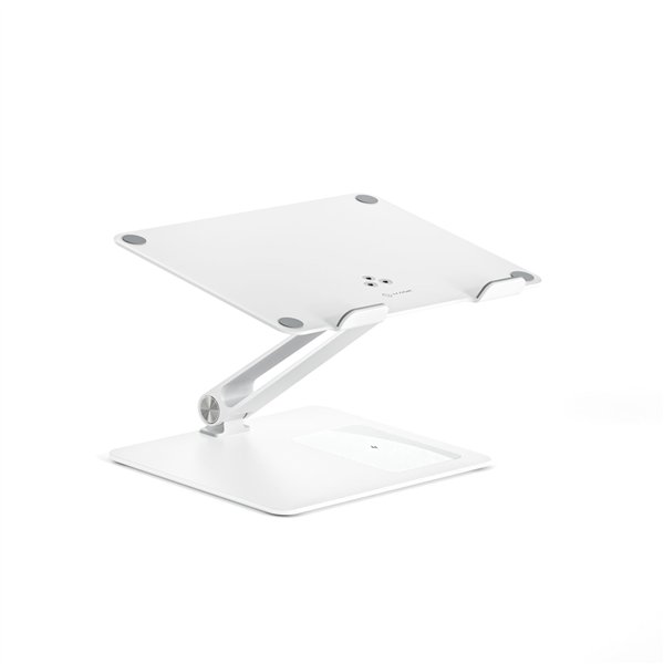 Alogic Elite Aluminum Laptop Stand Wireless Charger White