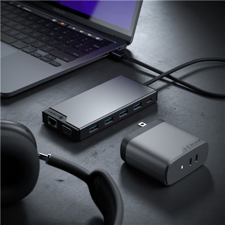 Alogic 12-in-1 USB-C PD DV3 Triple Display Docking Station
