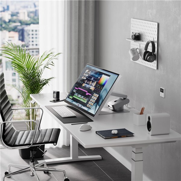 Alogic ASPEKT Omni Fold Stand Mac Mini for 32  Monitor Silver