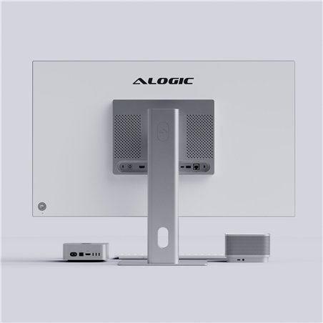 Alogic ASPEKT 32  UHD lucido Docking Monitor argento