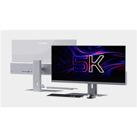 Alogic EDGE 40  LCD 5K Monitor with 90W PD Silver