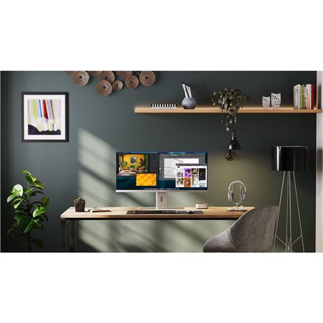 Alogic EDGE 40  LCD 5K Monitor with 90W PD Silver