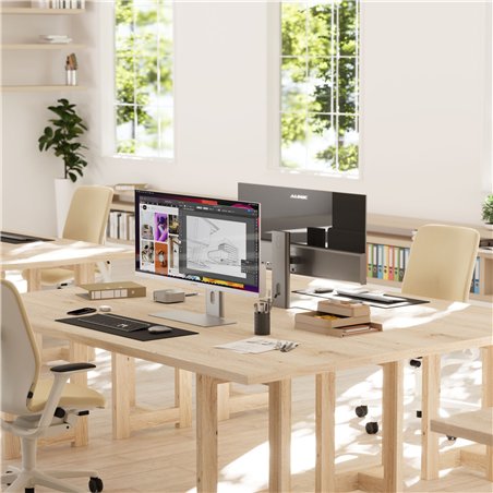 Alogic EDGE 40  LCD 5K Monitor with 90W PD Silver