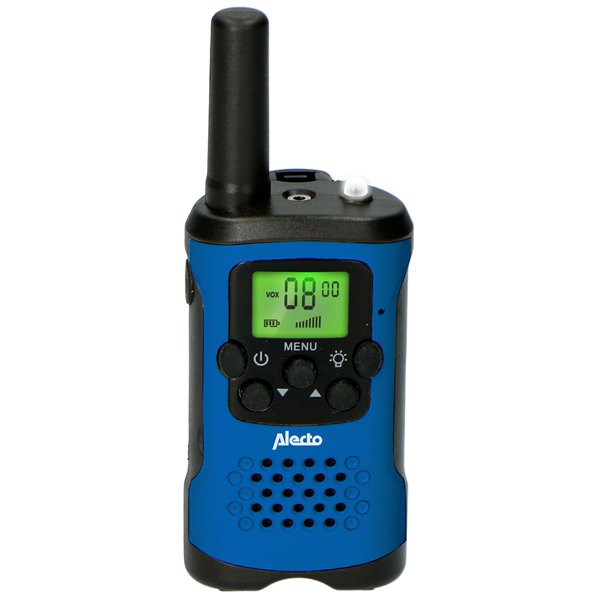 Alecto Walkie Talkie Set of 2, range 7 km, blue/black