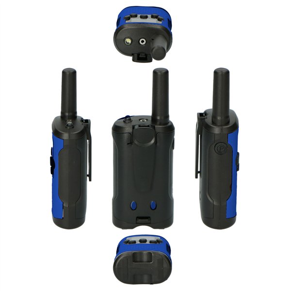 Alecto Walkie Talkie Set of 2, range 7 km, blue/black